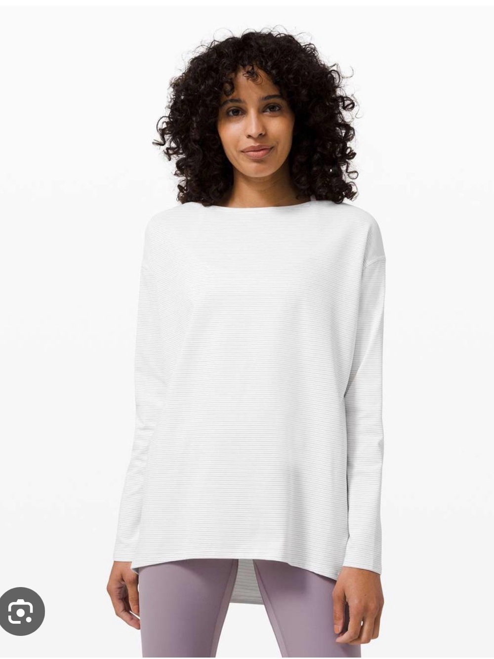 Lululemon Back in Action Long Sleeve Shirt *Shine